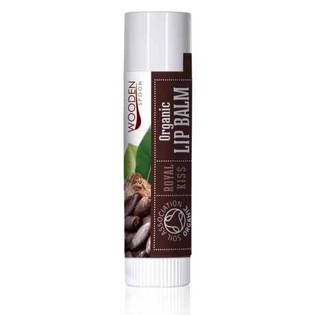 Wooden Spoon Bio ajakbalzsam - Fenséges csók (4,3 ml)