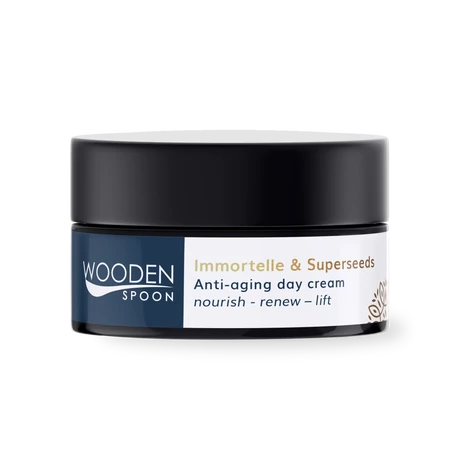 Wooden Spoon Bio Superseed anti-aging nappali arcápoló krém - minden bőrtípusra (50 ml)