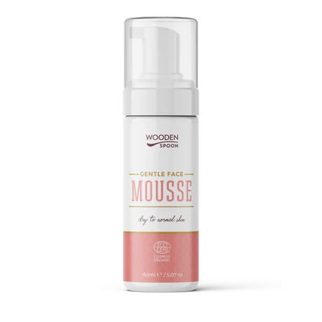 Wooden Spoon Bio gyengéd arctisztító mousse (150 ml)