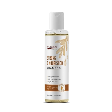 Wooden Spoon Bio sampon - extrém száraz, töredezett hajra (200 ml)