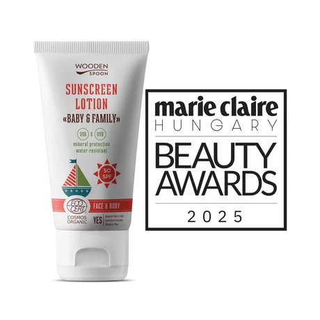 Wooden Spoon Bio naptej és testápoló SPF50 (150 ml)