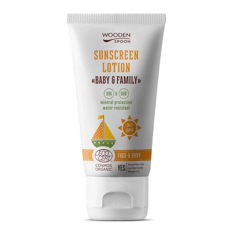 Wooden Spoon Bio naptej és testápoló SPF30 (150 ml)