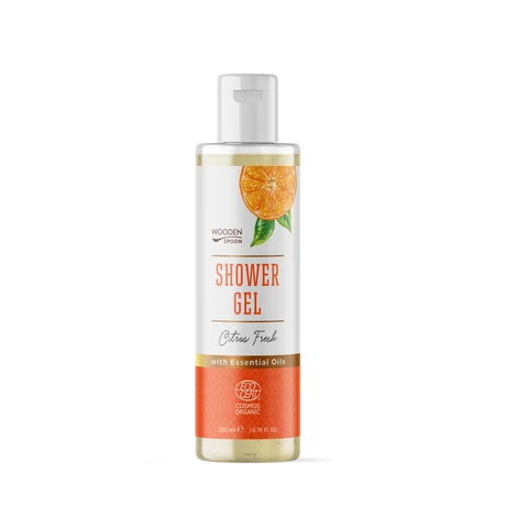 Wooden Spoon Bio tusfürdő - Citrus Fresh (200 ml)