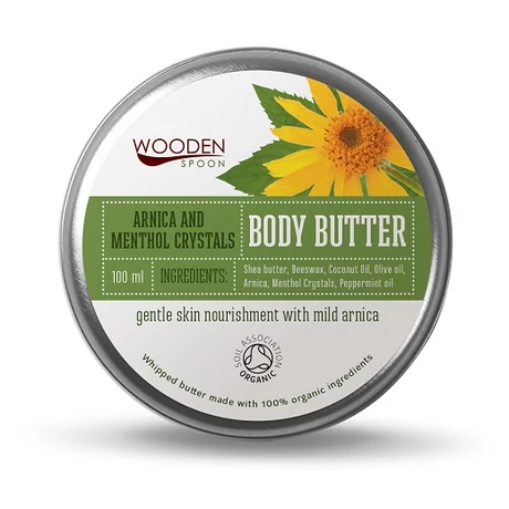 Wooden Spoon Bio testápoló vaj - Mentolos kristály (100 ml)