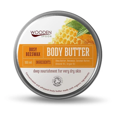 Wooden Spoon Bio testápoló vaj - Szorgos méh (100 ml)